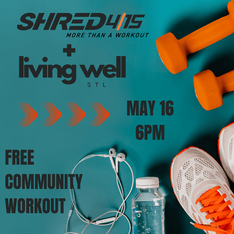 Living Well STL x Shred415 Collab Event