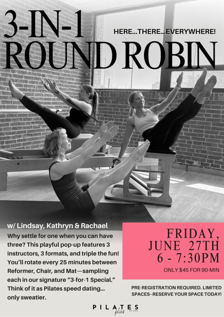 3-in-1 Round Robin Pilates Workshop