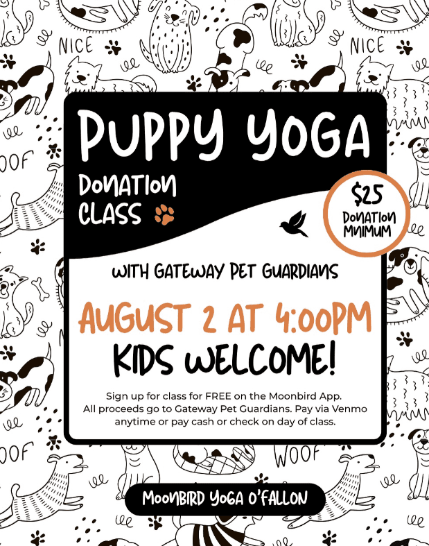 Family Puppy Yoga: Donation Class