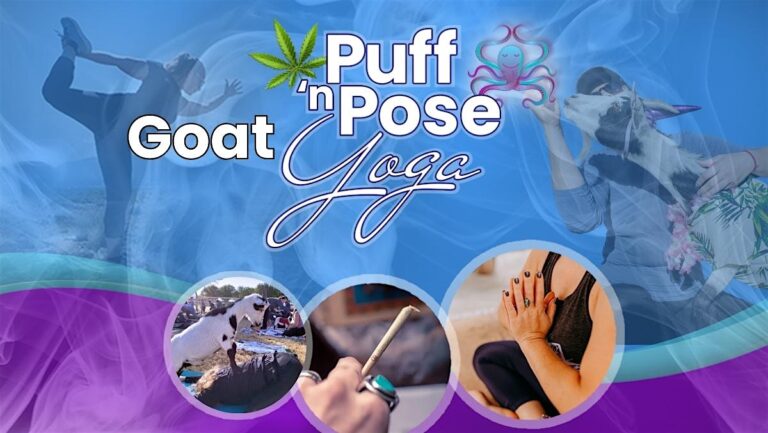 Puff n Pose Goat Yoga