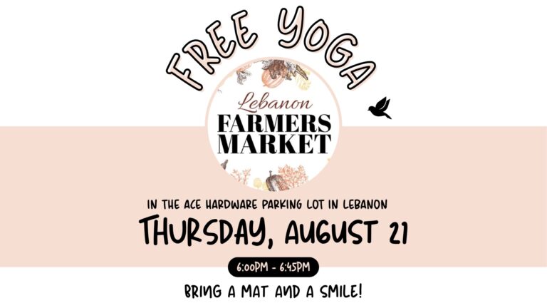 Lebanon Farmer’s Market FREE Yoga