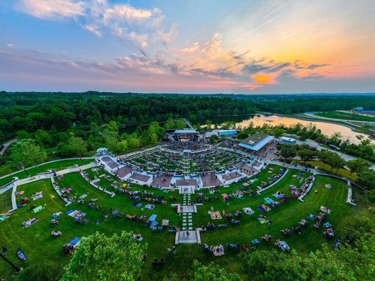 Outdoor Pilates Class with TruFusion STL @ Chesterfield Amphitheater with Angela Merlo