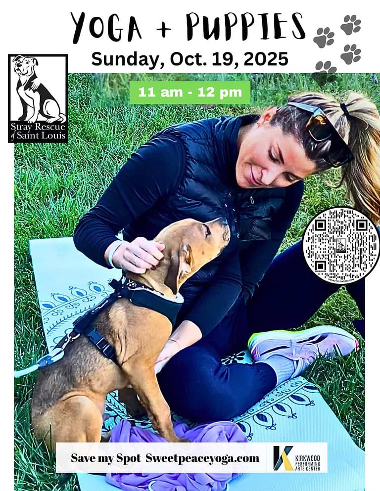 YOGA + PUPPIES at Kirkwood Performing Arts Center