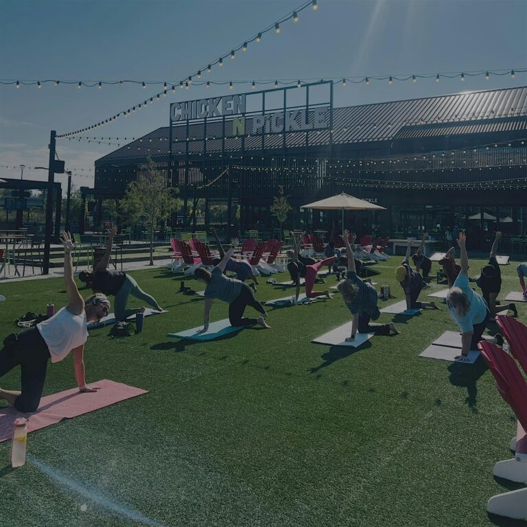 Sunday Funday: Yoga at Chicken N Pickle