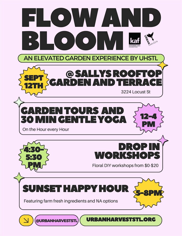Floral Yoga Workshop at Sally’s Rooftop Garden & Terrace
