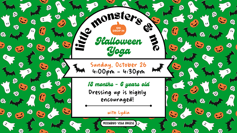 Little Monsters & Me Yoga (18mo – 6years)