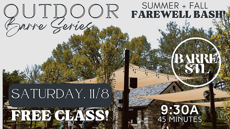 FREE Outdoor Barre at Rockwell Beer Garden – final class of the season!