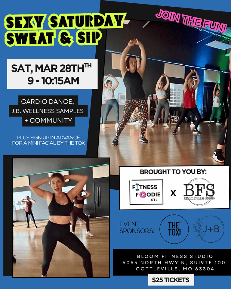 Cardio Dance Collab: FitnessFoodieSTL x Bloom Fitness Studio