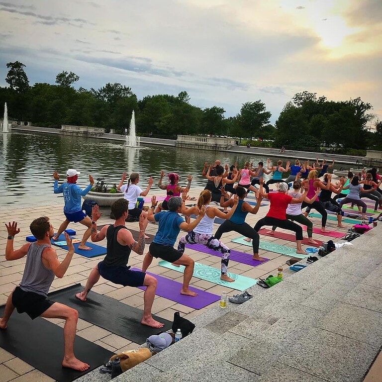 Grand Basin Yoga in Forest Park with Dianna Lucas