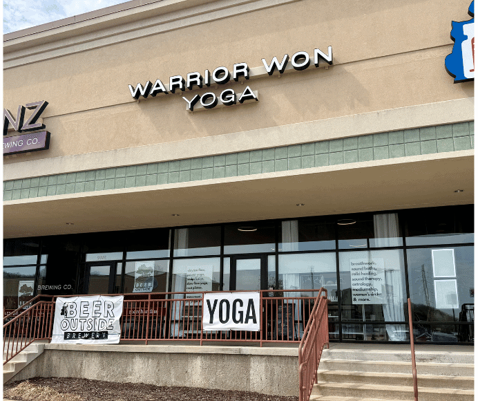 exterior of warrior won in strip mall in valley park, mo