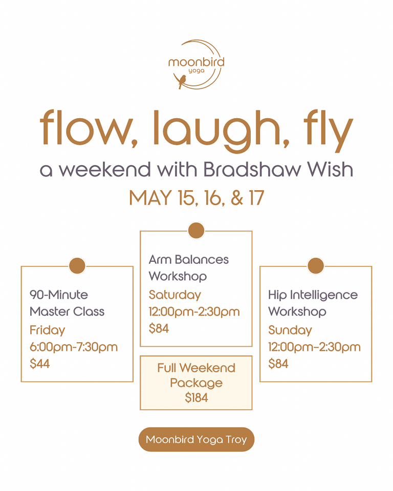 Flow, Laugh, Fly: 90-min Master Class with Bradshaw Wish