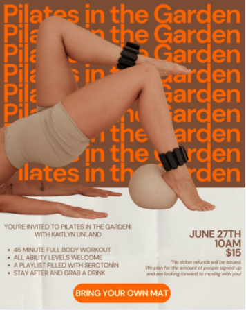 Pilates in the Garden