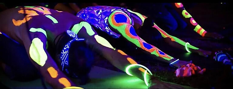 Glow Yoga Pizza Party