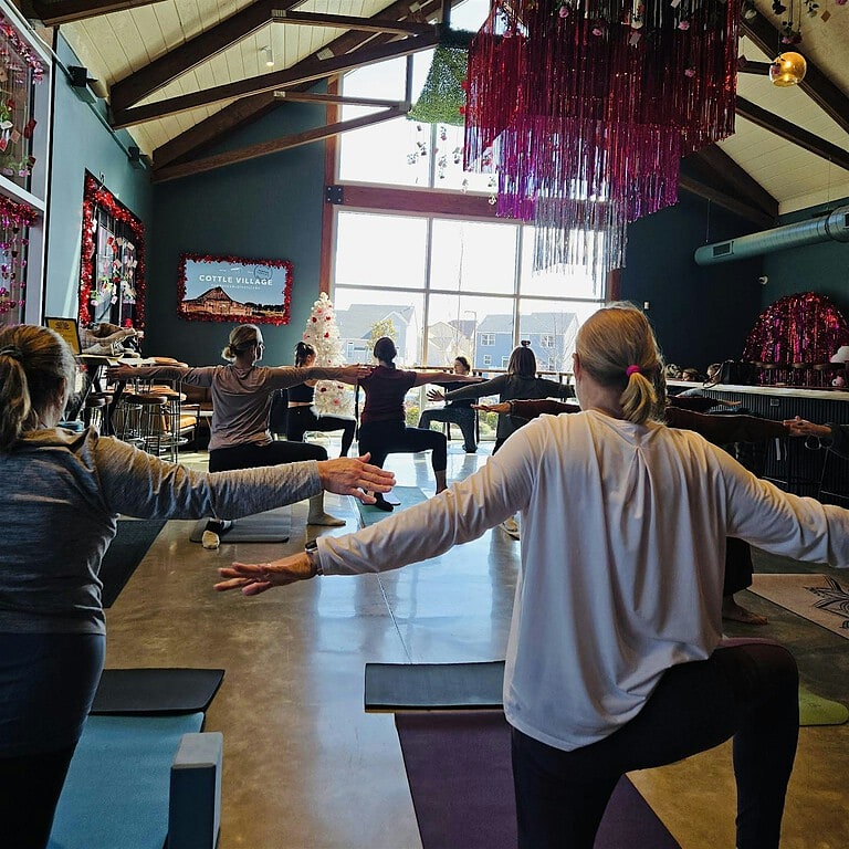 Yoga & Mimosas at Cottle Village